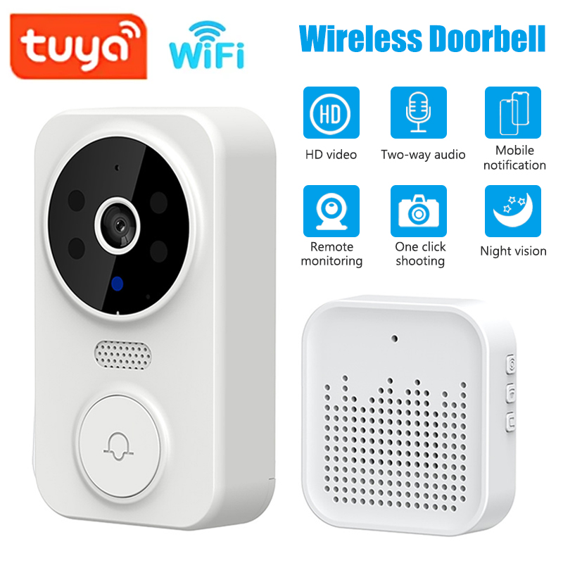 WiFi スマートビデオドアベルカメラナイトビジョンスマート - Smart Home Video Doorphone Ezviz のレビューと価格