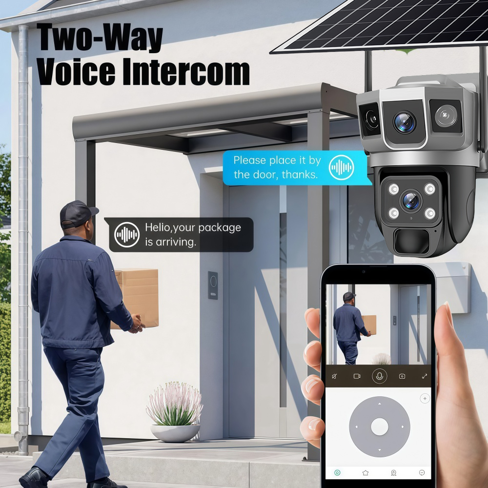 4G カメラ屋外ソーラー監視カメラ 12MP HD 3 スク - Smart Home News のレビューと価格