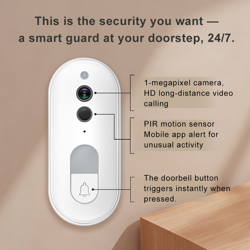 Tuya スマートビデオドアベル ワイヤレス 1080P H - Smart Home Video Doorphone Ezviz のレビューと価格