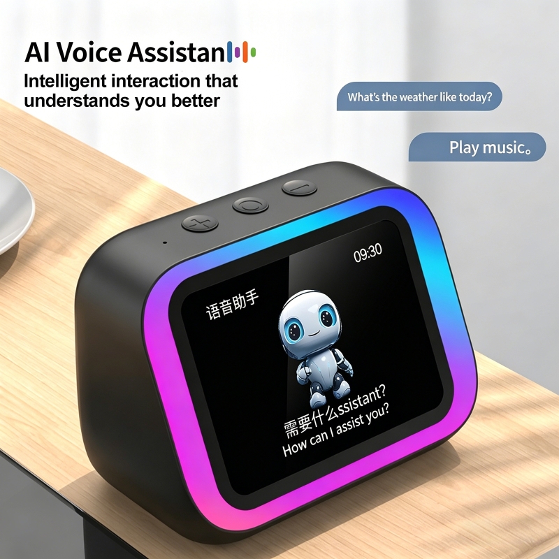 AI音声アシスタント Bluetoothスピーカー RGBカ - Smart Home Display のレビューと価格