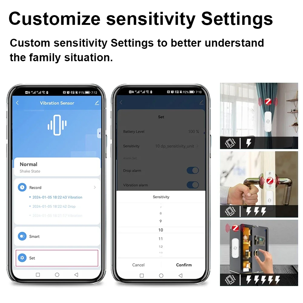 スマート ZigBee 振動センサー アプリ モニター ホー - Smart Home News のレビューと価格