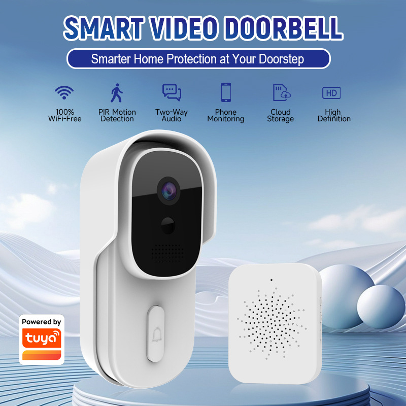 Tuya ドアベル 2.4G Wifi ワイヤレス HD ビ - Smart Home Video Doorphone Ezviz のレビューと価格