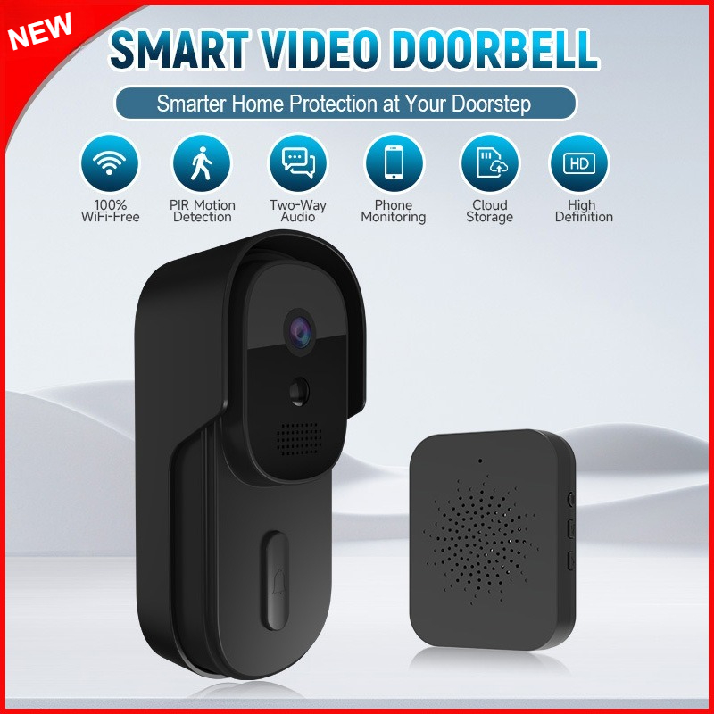 Tuya ドアベル 2.4G Wifi ワイヤレス HD ビ - Smart Home Video Doorphone Ezviz のレビューと価格