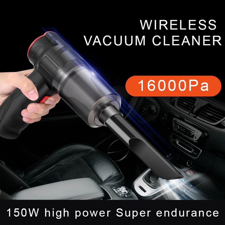 16000PA強力吸引 車載用ハンディ掃除機 乾湿両用 スマ - Smart Home Interior のレビューと価格