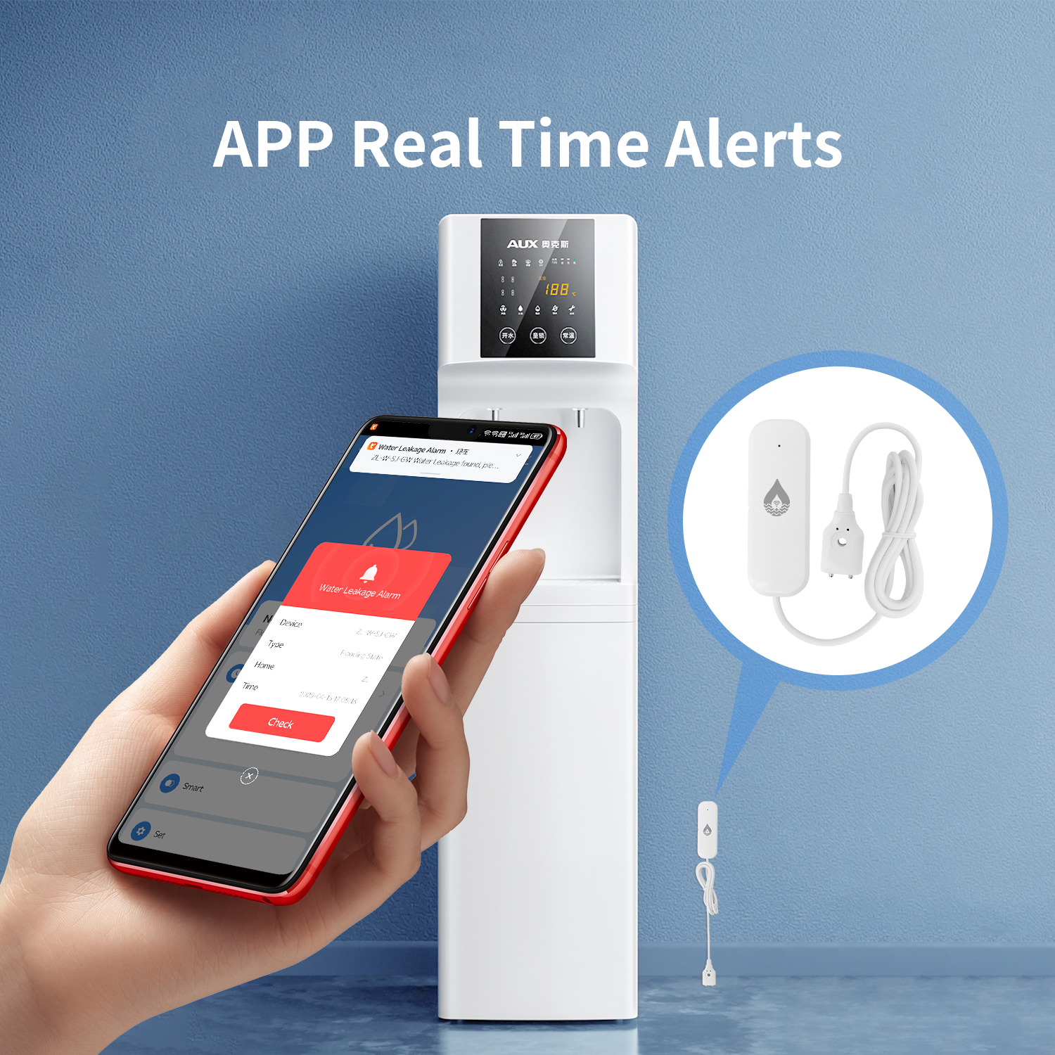 YFK WiFi/Zigbee 水漏れ警報センサー Tuya - Smart Home News のレビューと価格