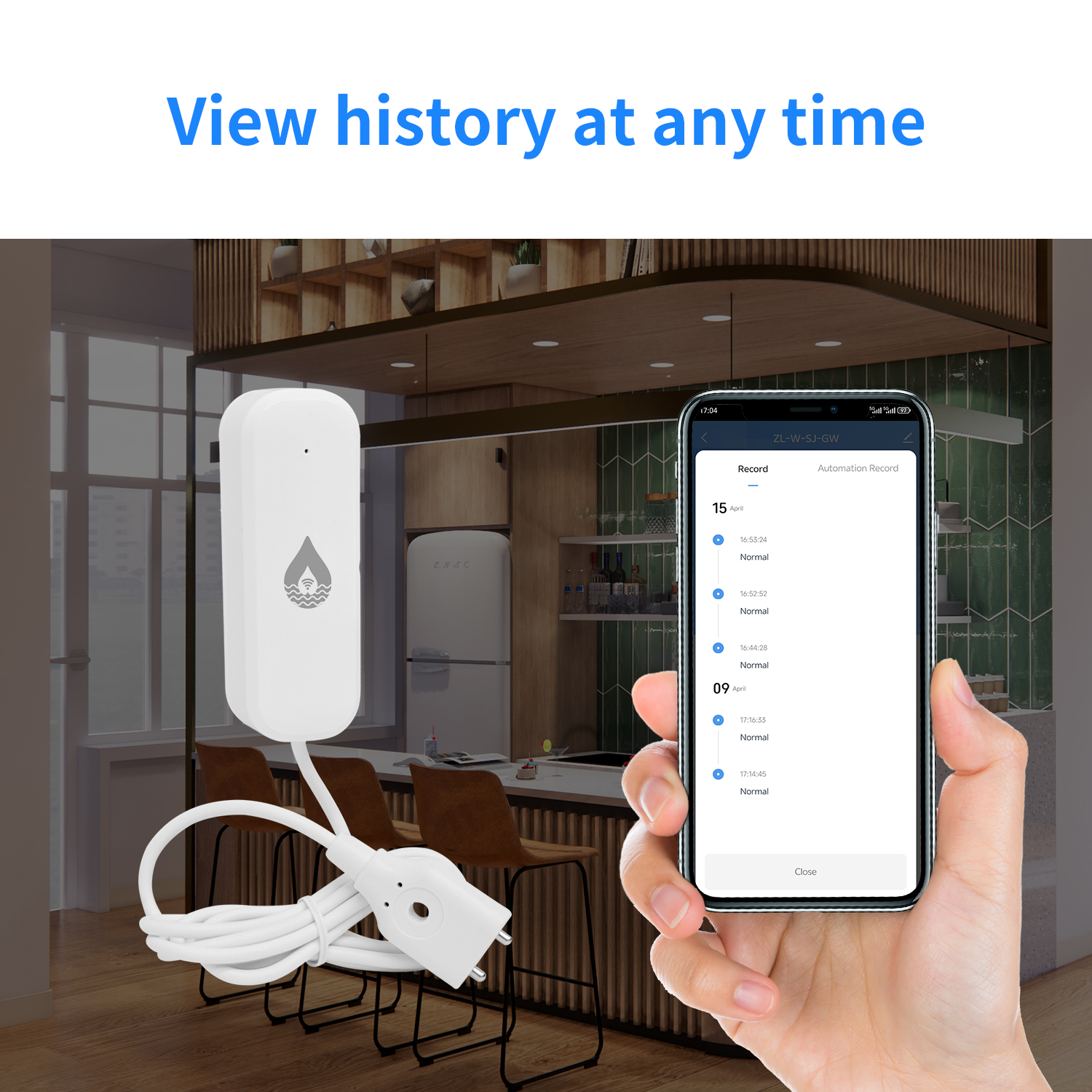 YFK WiFi/Zigbee 水漏れ警報センサー Tuya - Smart Home News のレビューと価格