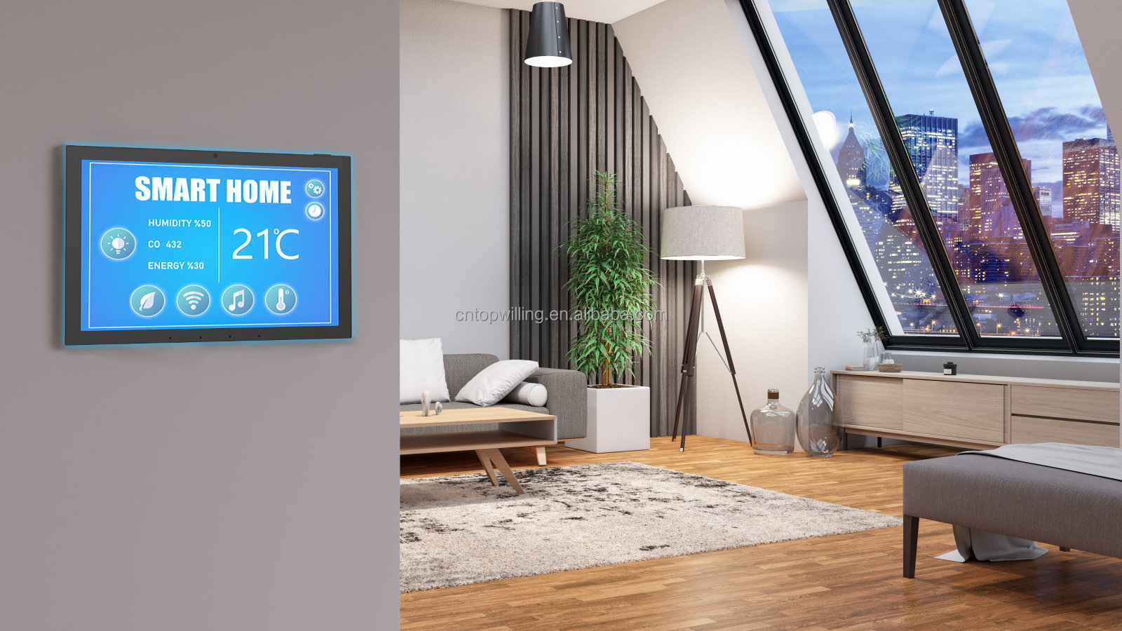 POE対応壁掛けタブレット RK3576 Android 1 - Smart Home Tablet のレビューと価格