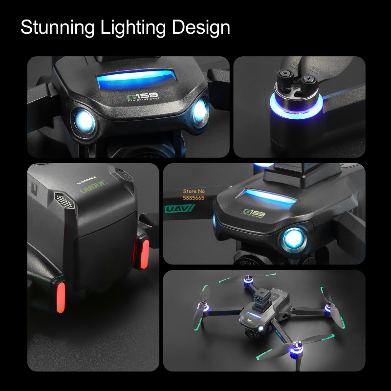 リモコン付きクワッドコプタードローン,障害物回避,LEDスク - Wifi Led Dimmer のレビューと価格