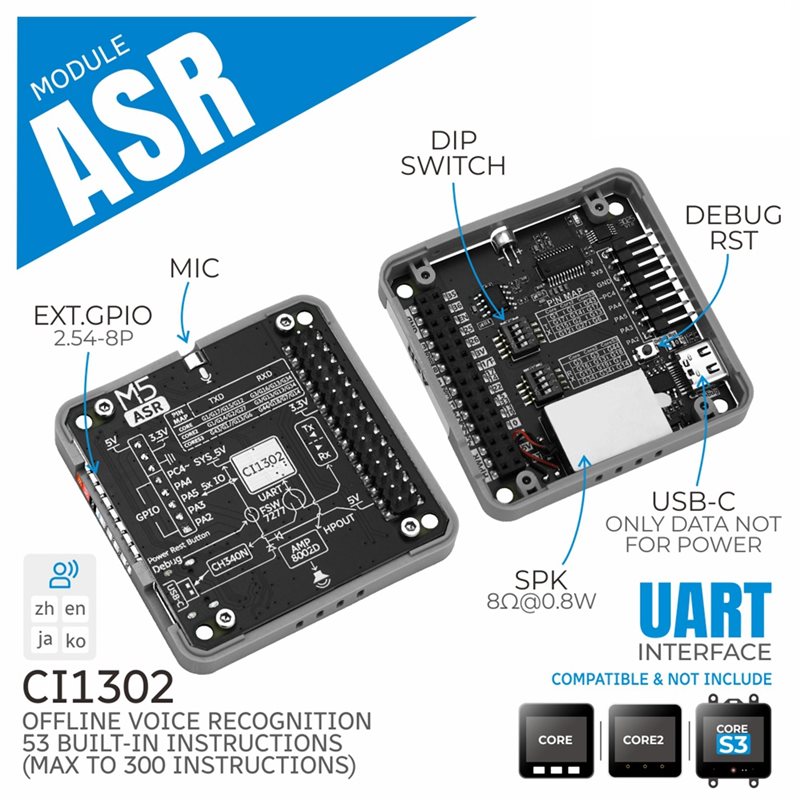 ASRモジュール AIインテリジェントオフライン音声モジュー - Smart Home Voice Assistant のレビューと価格