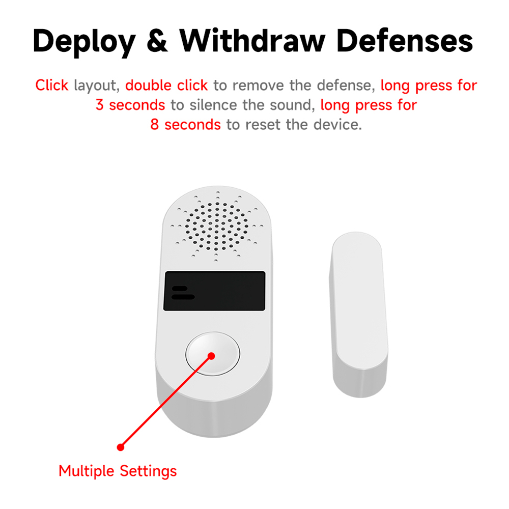 Tuya Zigbee ワイヤレスドアウィンドウ接触センサー - Wireless Door Sensor のレビューと価格