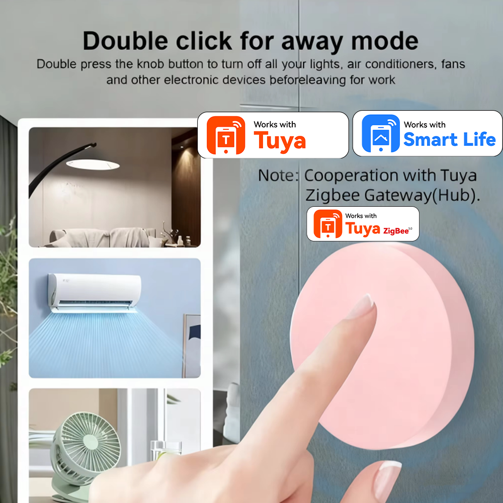 ZigBee スマートワイヤレスボタンシーンスイッチ Tuy - Smart Home Voice Assistant のレビューと価格