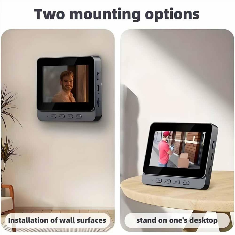 スマートWiFi 2.4Gワイヤレスドアベル ビデオインター - Smart Home Video Doorphone Ezviz のレビューと価格