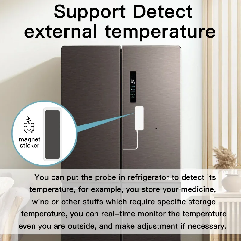 Tuya WiFi 温度湿度センサー 外部プローブ付き スマ - Smart Home News のレビューと価格