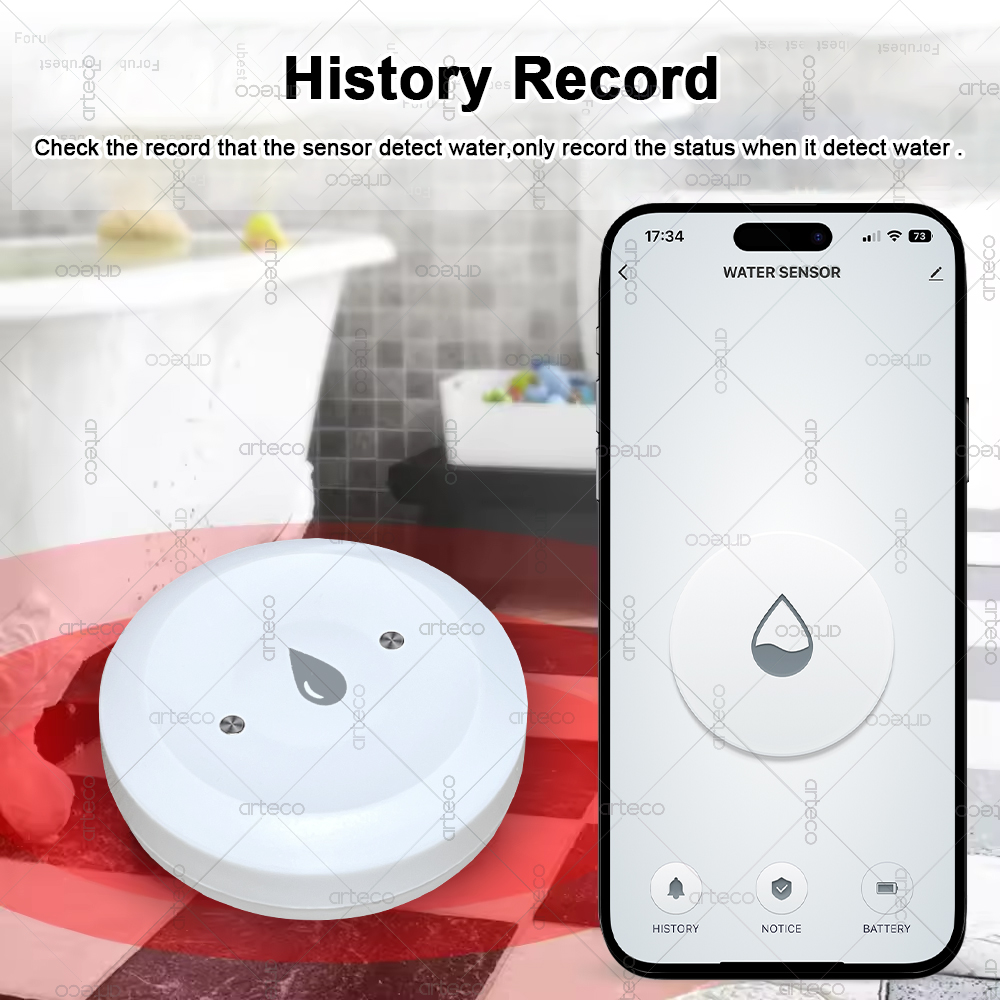 Tuya スマート Zigbee 水センサー 洪水水漏れ検出 - Smart Home News のレビューと価格