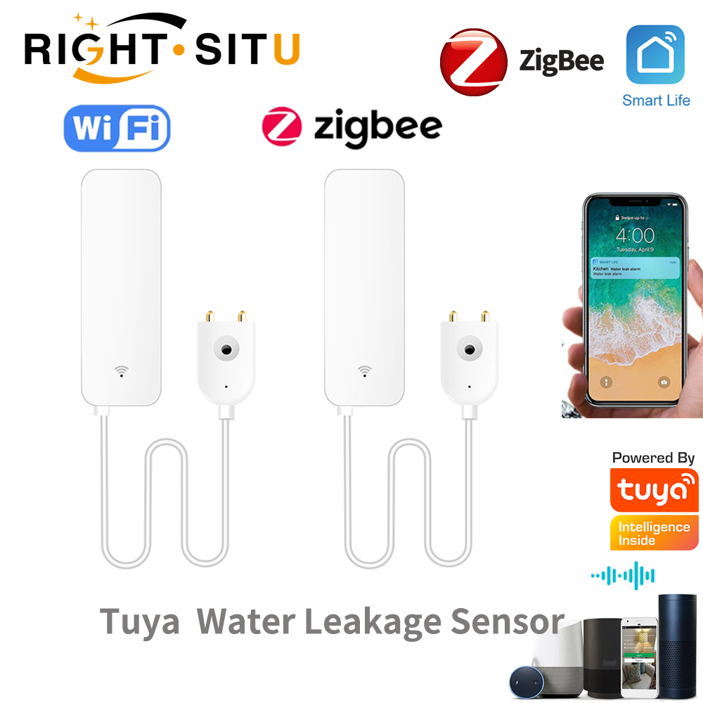 Tuya WiFi 漏水センサー、漏水検知器、Smartli - Wifi Water Sensor のレビューと価格