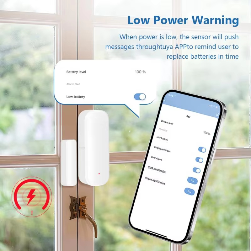 ZigBee ワイヤレスドアウィンドウセンサースマートホーム - Wireless Door Sensor のレビューと価格