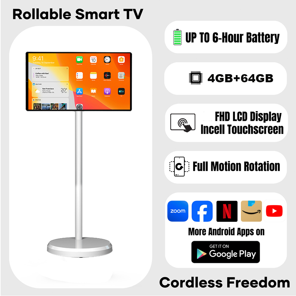 卸売スマートテレビ 4G+64G LCDポータブルテレビディ - Smart Home Display のレビューと価格
