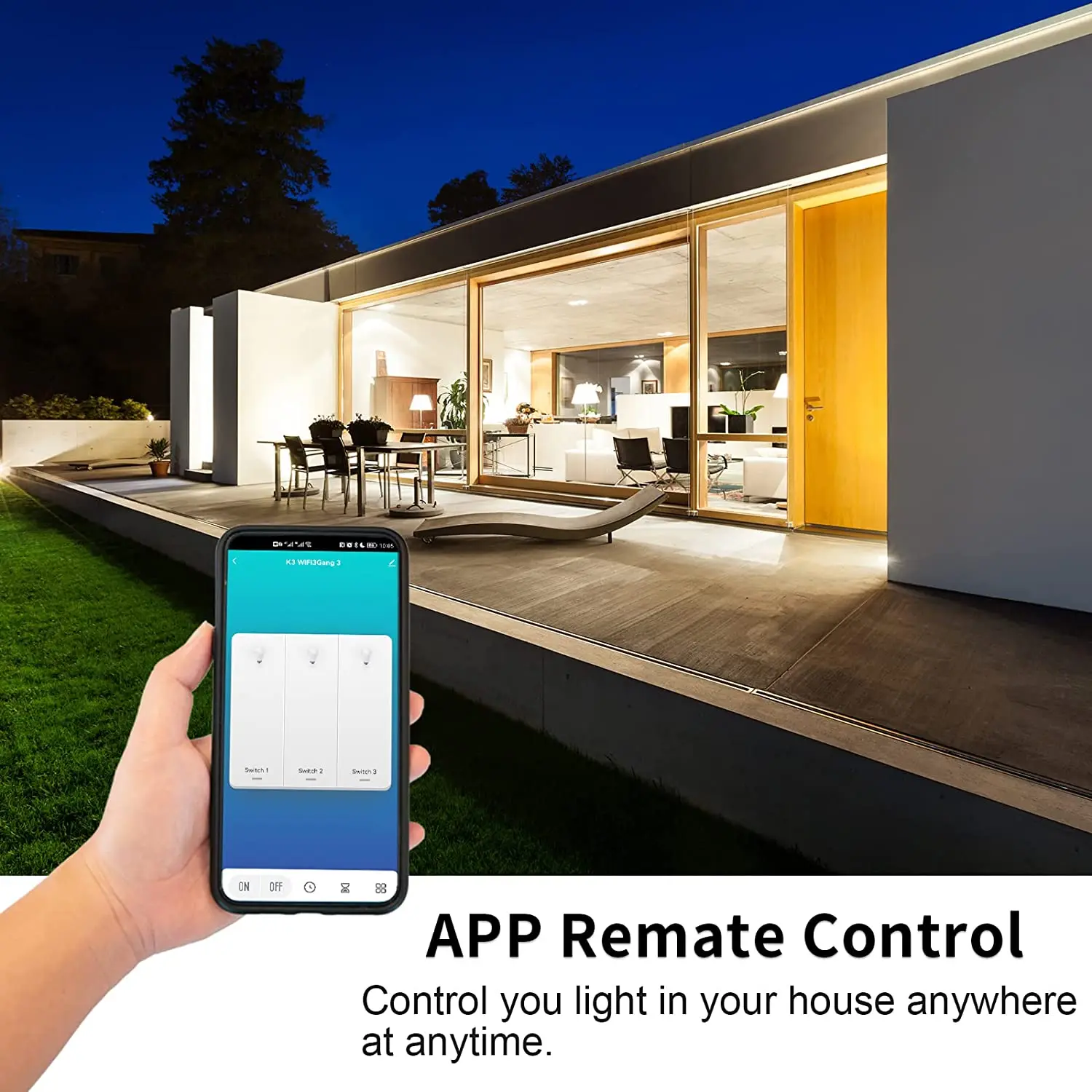 Tuya Wifi EU スマートスイッチ 1/2/3/4G - Smart Home Button のレビューと価格