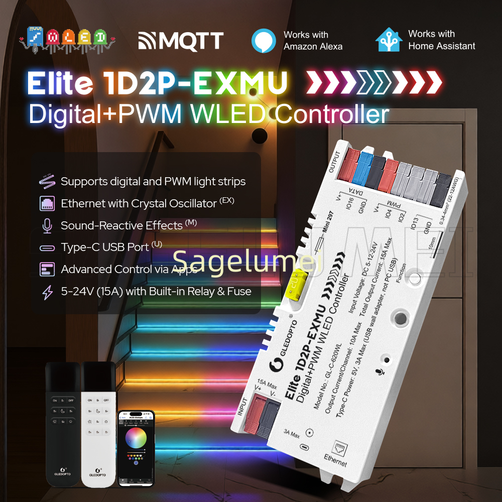 WLEDコントローラー エリート 1D2P-EXMU GL- - Wifi Led Dimmer のレビューと価格