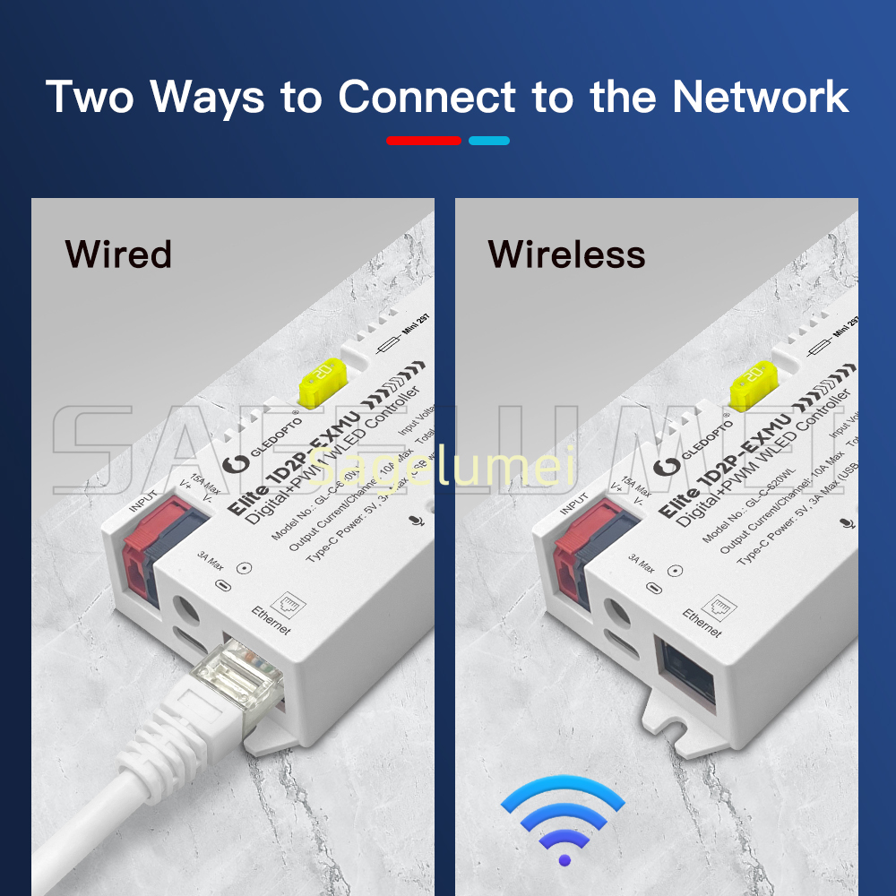 WLEDコントローラー エリート 1D2P-EXMU GL- - Wifi Led Dimmer のレビューと価格