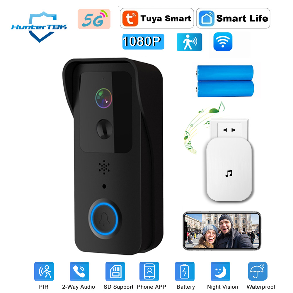 1080P HD WiFi ドアベルカメラ ナイトビジョン付 - Smart Home Video Doorphone Ezviz のレビューと価格
