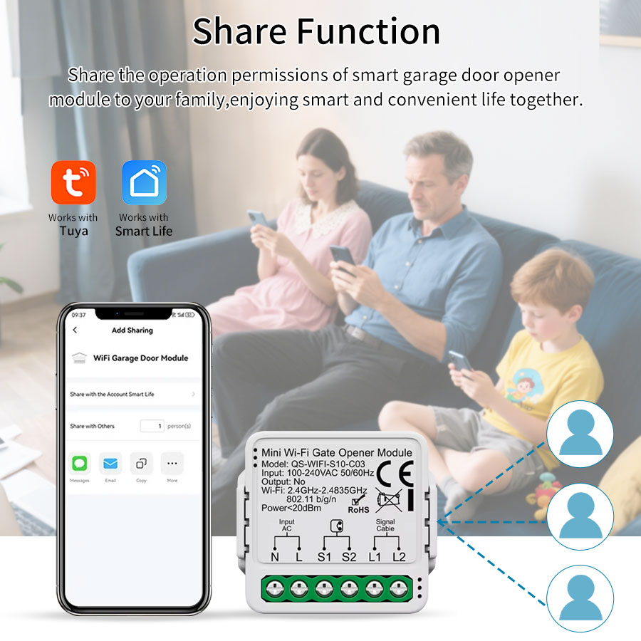 Tuya スマート WiFi または Zigbee ガレージ - Wireless Door Sensor のレビューと価格