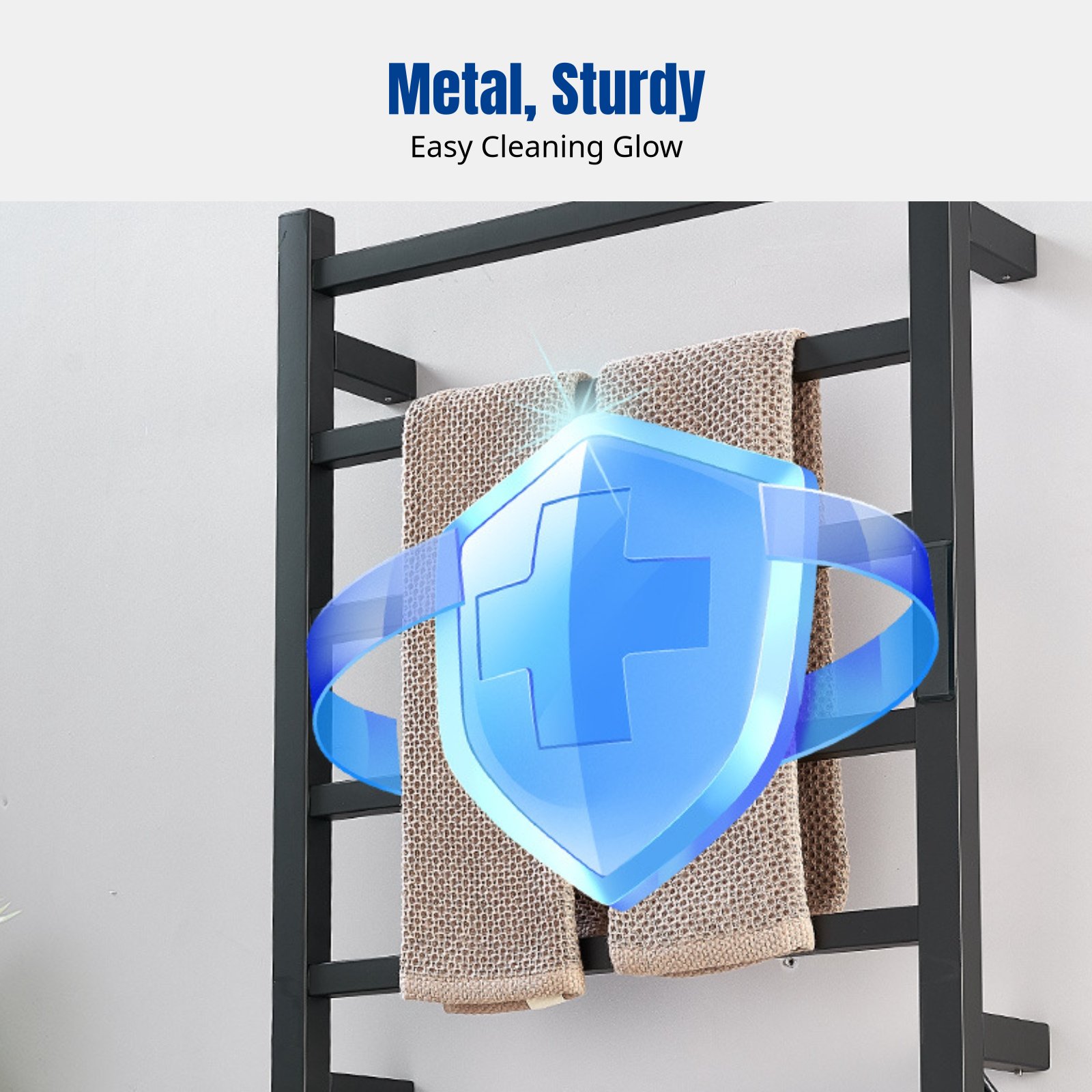 スマート電動タオルラック、加熱式タオルウォーマー、ステンレス - Smart Home Display のレビューと価格