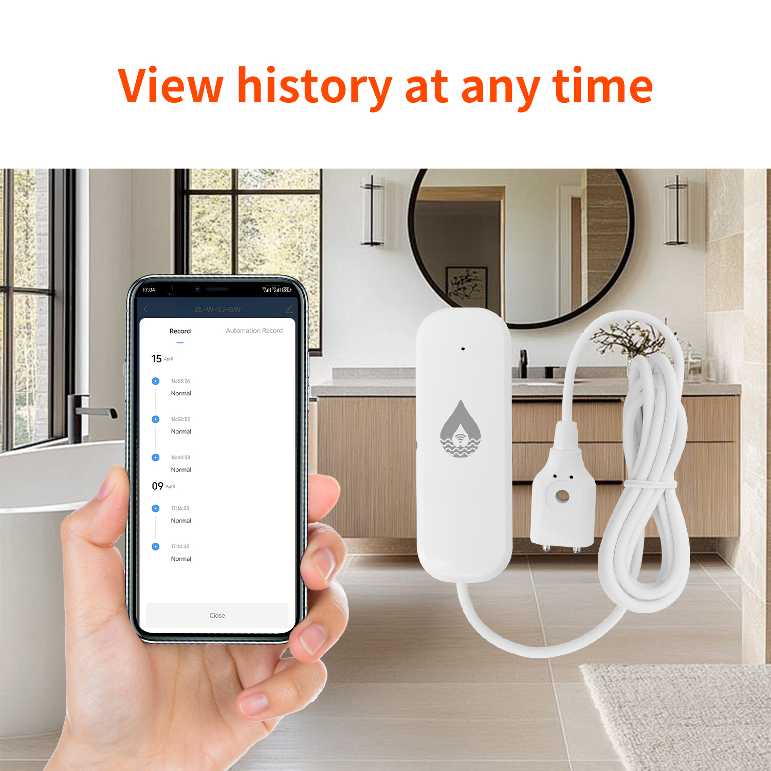 Tuya スマート WiFi/Zigbee 水漏れ検知器 水 - Wifi Water Sensor のレビューと価格