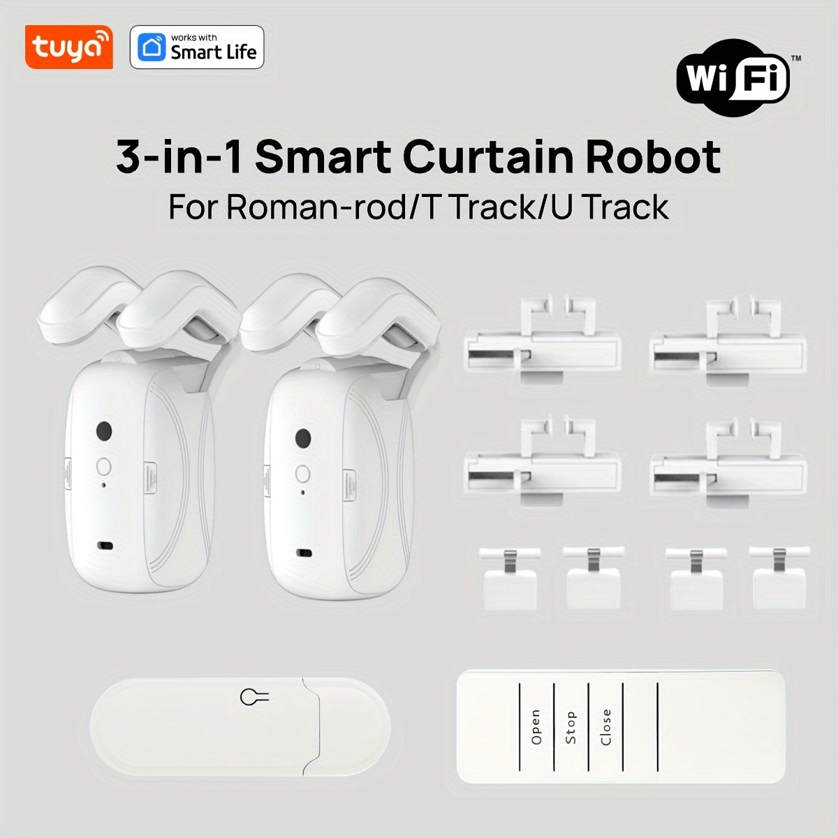1/2個入り Tuya スマートWiFiカーテンロボット ( - Smart Home Full System のレビューと価格