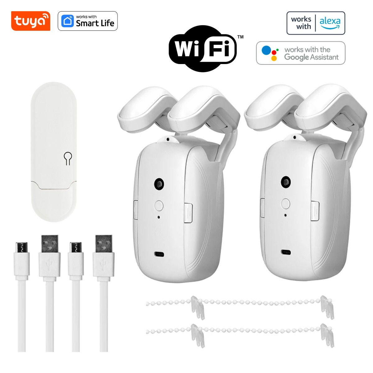 1/2個入り Tuya スマートWiFiカーテンロボット ( - Smart Home Full System のレビューと価格
