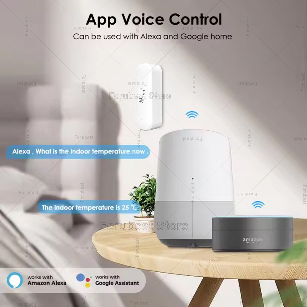 ZigBee 温度と湿度センサー スマートホーム湿度計 温度 - Smart Home Tablet のレビューと価格