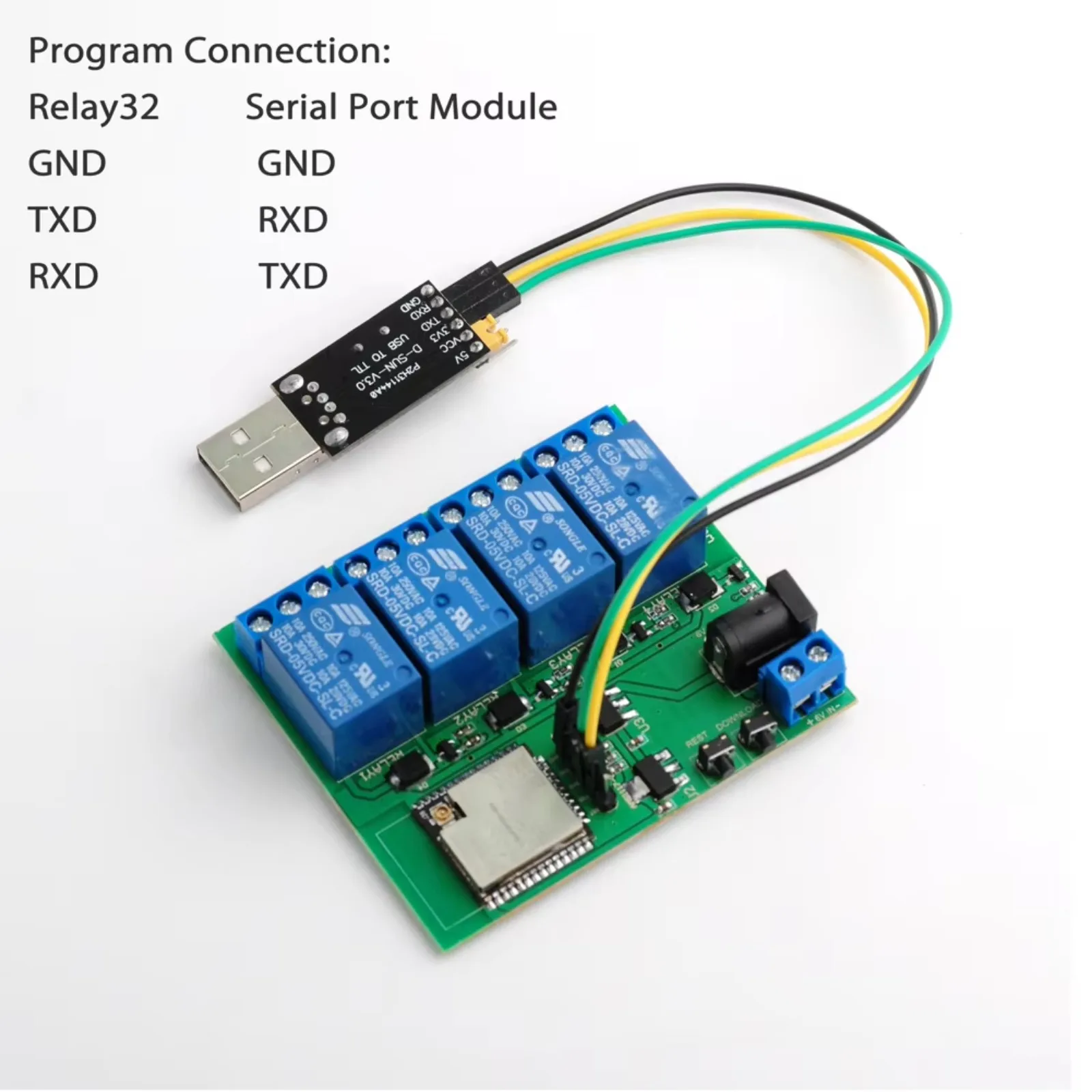 ESP32 4チャンネルワイヤレスリレーモジュールスマートホ - Smart Home Esp32 のレビューと価格
