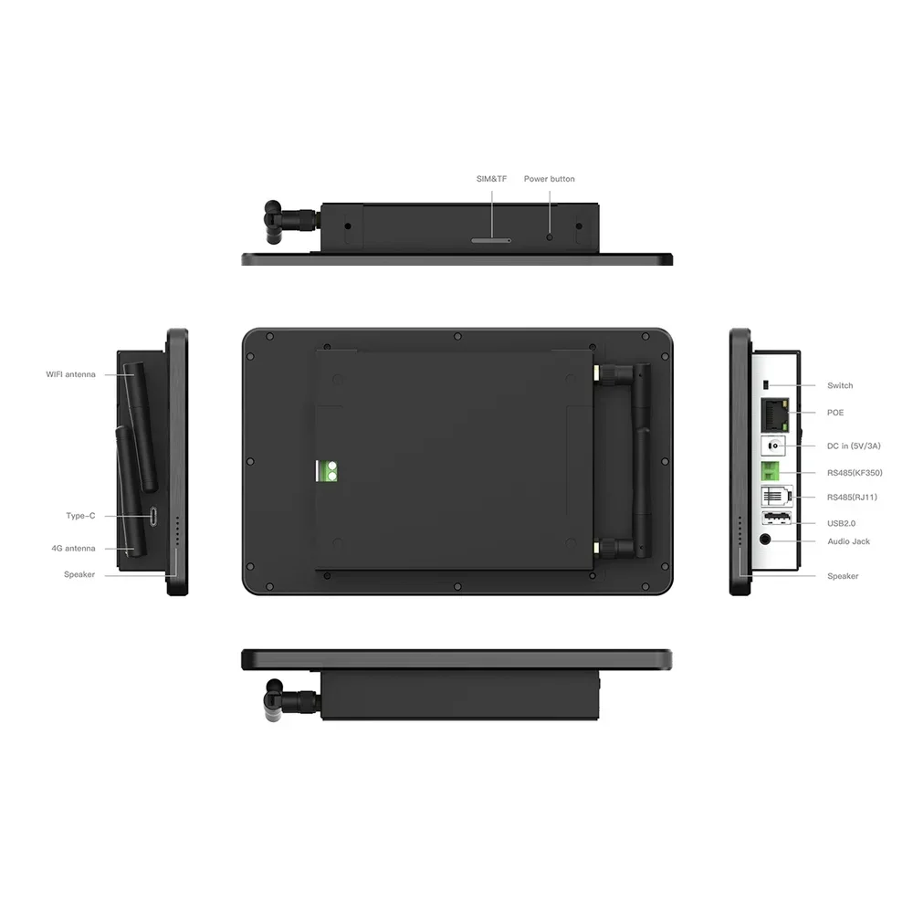 DC入力 8インチ ≥5.0インチ、P801 スマートホーム - Smart Home Tablet のレビューと価格