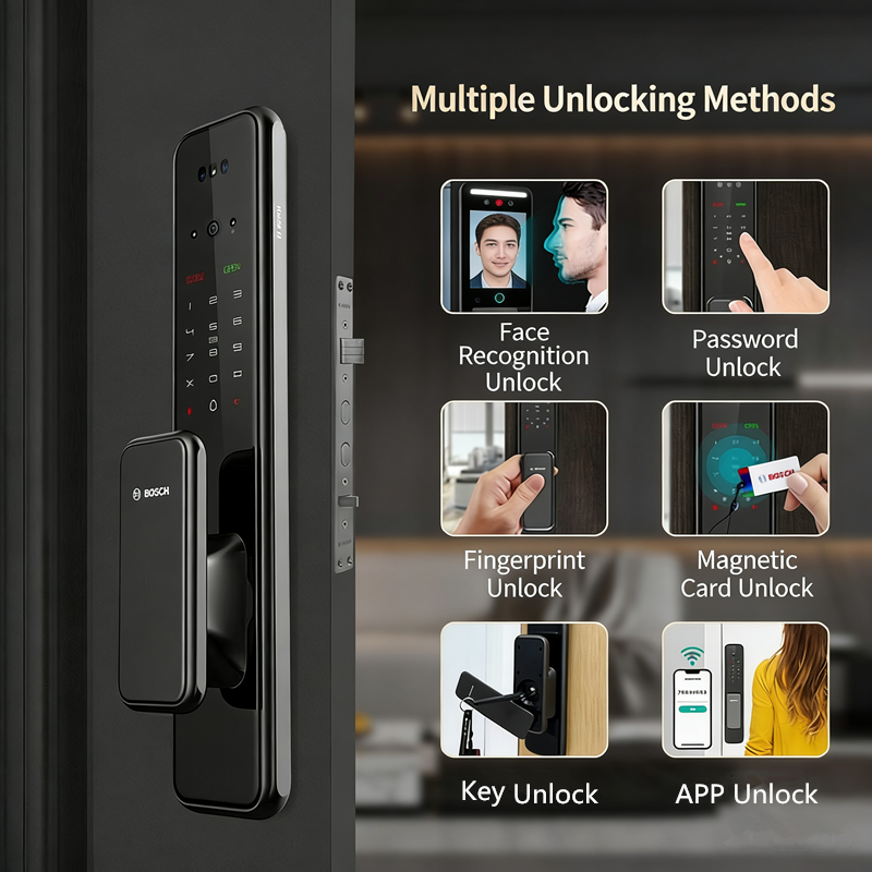 ボッシュ EL600VF スマートロック 3D 顔認識指紋パ - Smart Home Bosch のレビューと価格