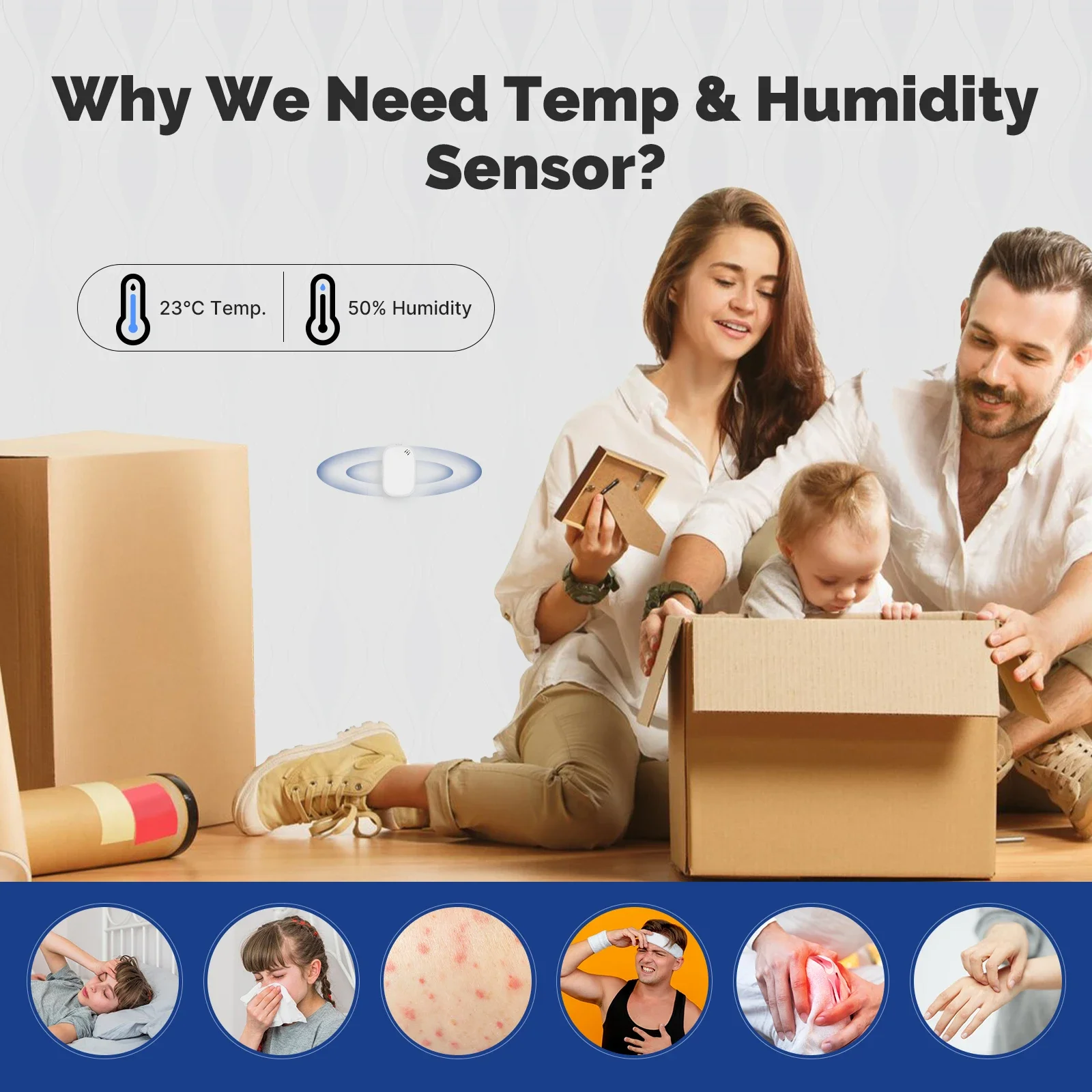 MOES Tuya Zigbee スマート温度湿度センサー  - Smart Home News のレビューと価格