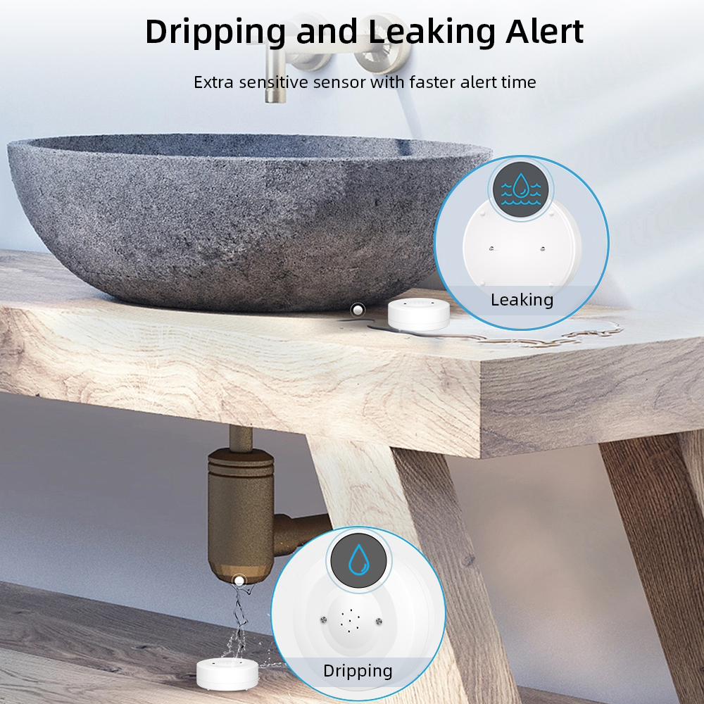 ONENUO WiFi Tuya 水漏れセンサー 水漏れ検知 - Wifi Water Sensor のレビューと価格