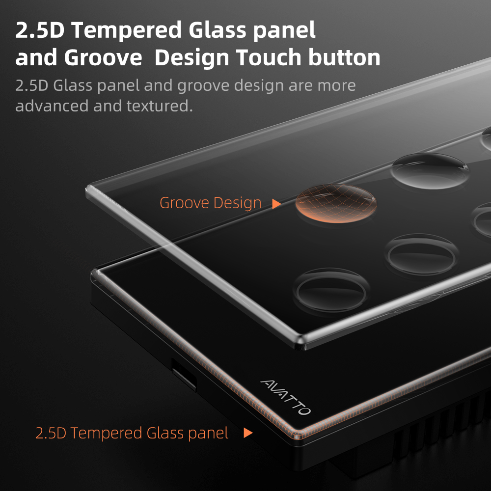 AVATTO 1/2/3/4 ギャング ZigBee スマー - Smart Home Button のレビューと価格