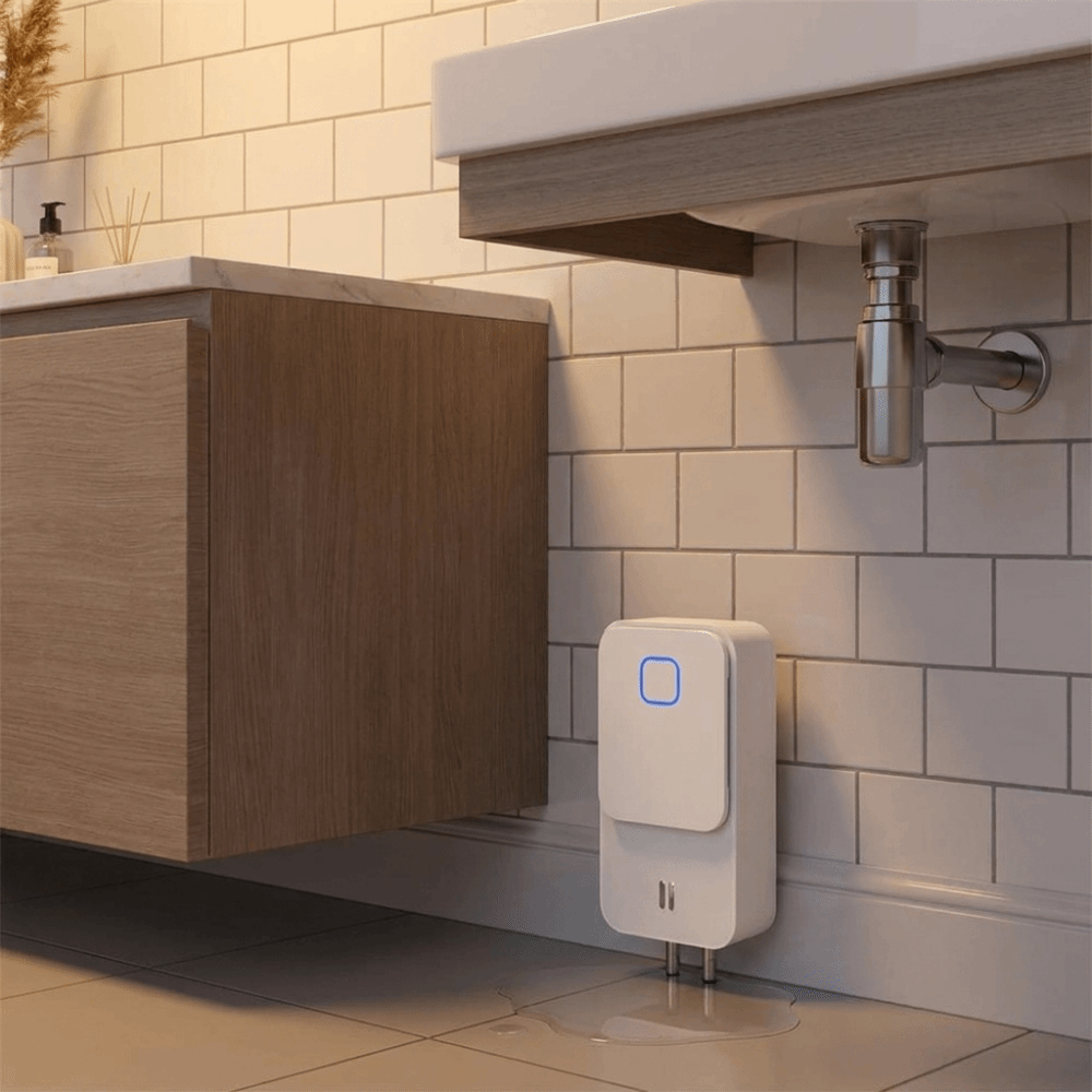 WiFi接続 WiFi水浸センサー 二重表面検知 コンパクト - Wifi Water Sensor のレビューと価格