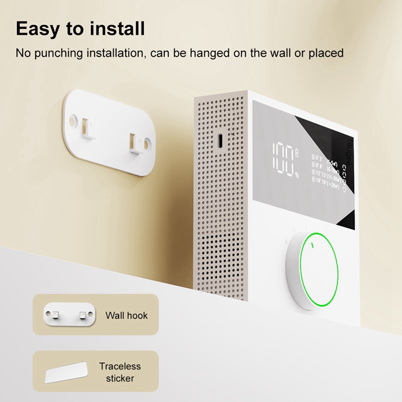 家庭用空気清浄機 2400Mah USB充電式マイナスイオン - Smart Home Display のレビューと価格