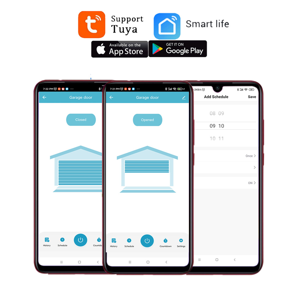 スマートガレージドアオープナーコントローラー,EUプラグ,A - Smart Home Vimar のレビューと価格