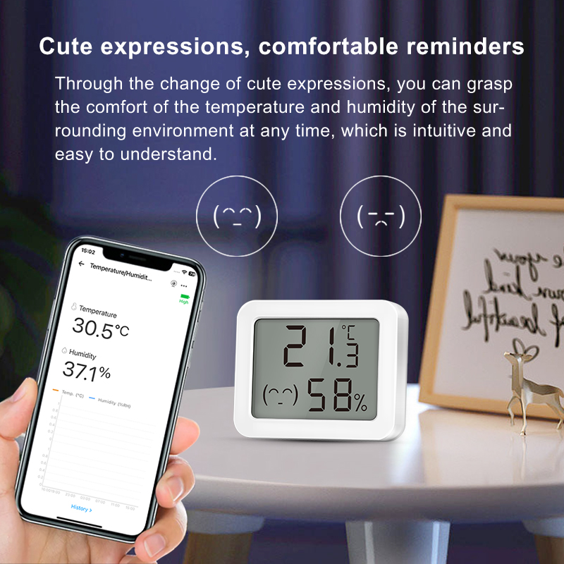 Ewelink Zigbee3.0 温度と湿度センサー リア - Smart Home News のレビューと価格