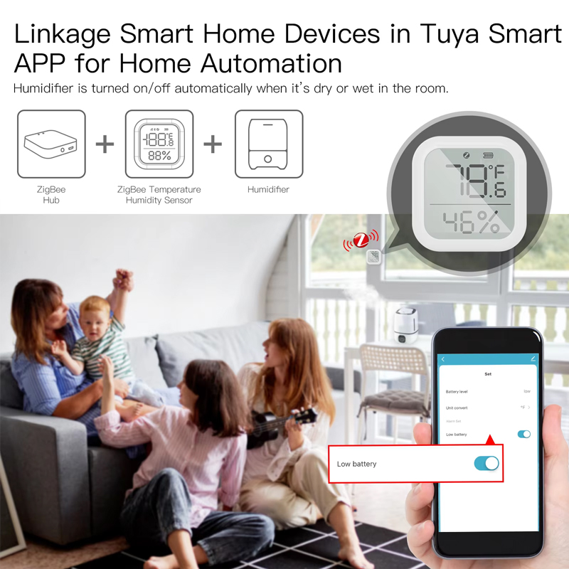 MOES Tuya ZigBee スマートホーム温度および湿 - Smart Home Moes のレビューと価格