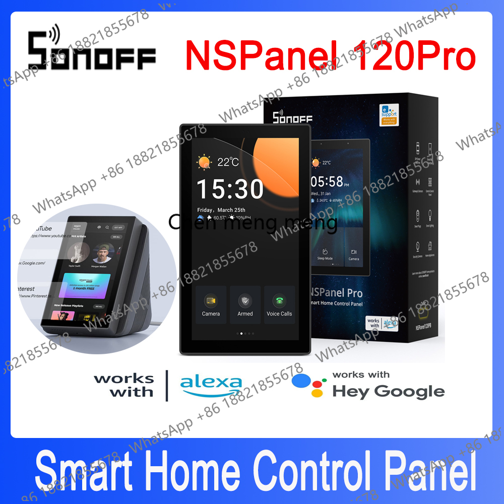 NSPanel Pro 120/86スマートホームコントロー - Smart Home Touchscreen Control Panel のレビューと価格