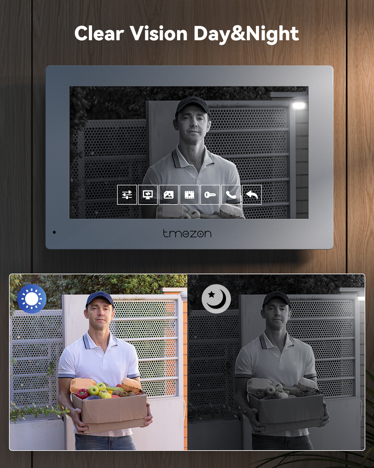 7インチTuya 1080PワイヤレスWifiスマートビデオ - Smart Home Video Doorphone Ezviz のレビューと価格