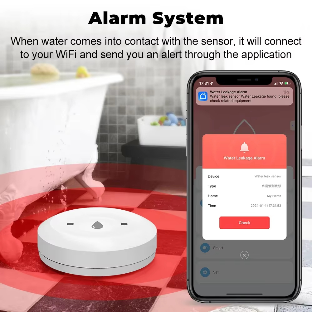 Tuya ZigBee 3.0 水漏れ検知器 スマート洪水セ - Smart Home News のレビューと価格