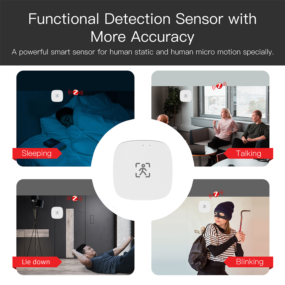 ZigBee Wifi MmWave 人間存在モーションセン - Zigbee Motion Sensor のレビューと価格