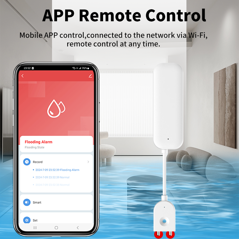 Tuya WiFi ZigBee 水センサー漏れ警報洪水漏水 - Wifi Water Sensor のレビューと価格