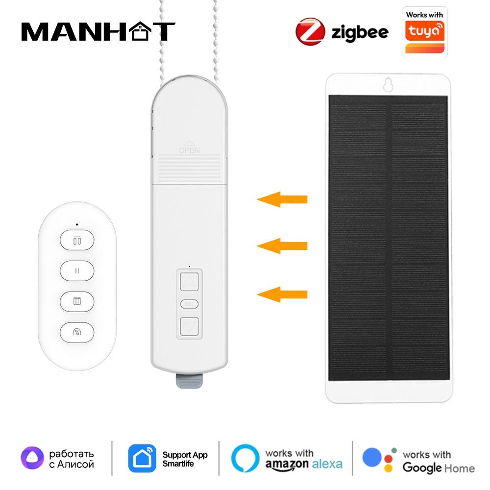 Tuya Zigbeeスマートカーテンモーター、ローラーシャ - Smart Home Voice Assistant のレビューと価格