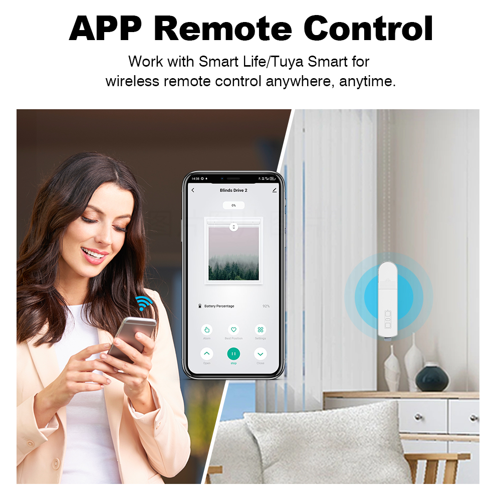 Tuya Zigbeeスマートカーテンモーター、ローラーシャ - Smart Home Voice Assistant のレビューと価格