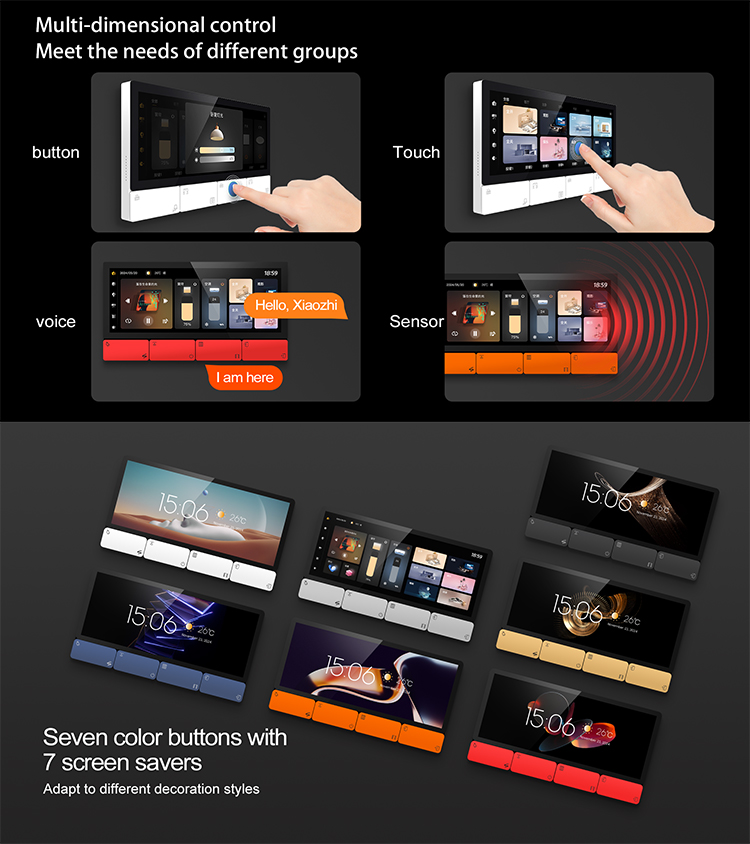 2025 スマートホーム Zigbee ゲートウェイ 6.2 - Smart Home Touchscreen Control Panel のレビューと価格